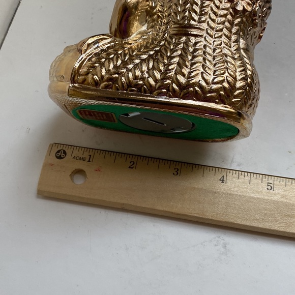 - Vintage Leonard Silver Plate Baby Boot Bank - Picture 8 of 9